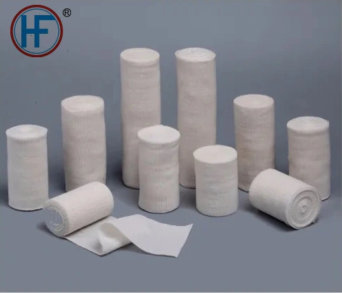 CE Approved Medical Crepe Plain Cotton Self-Adhesive Elastic Bandage with Spandex with OEM