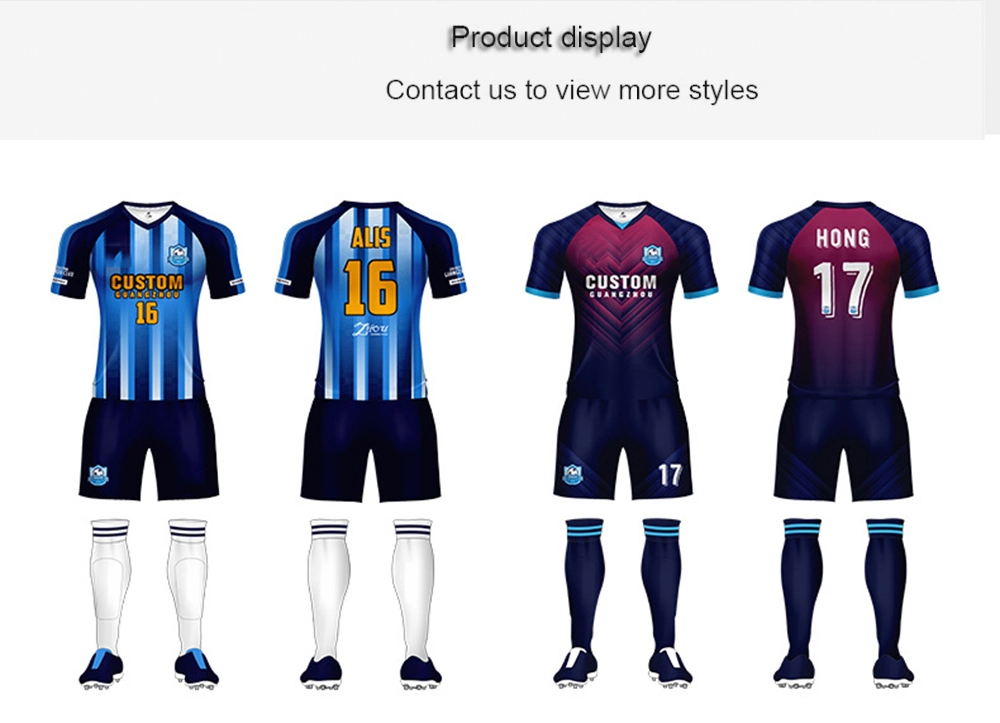 2020 Soccer Jersey New Wholesale/Supplier Cheap Price Custom Football Jersey Sublimated Soccer Wear