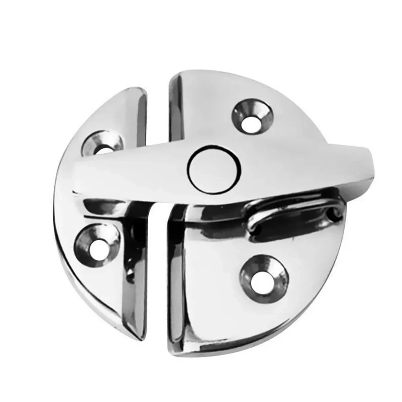 Marine Boat Round Twist Lock Door Cabine Hatch Turn Catch Latch SS316