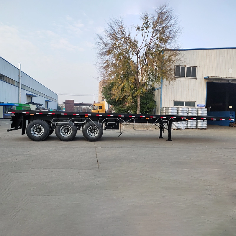 China Fengyuan Manufacture Tri Axles 3 Axle Semi Truck Trailer for Transport Fleet