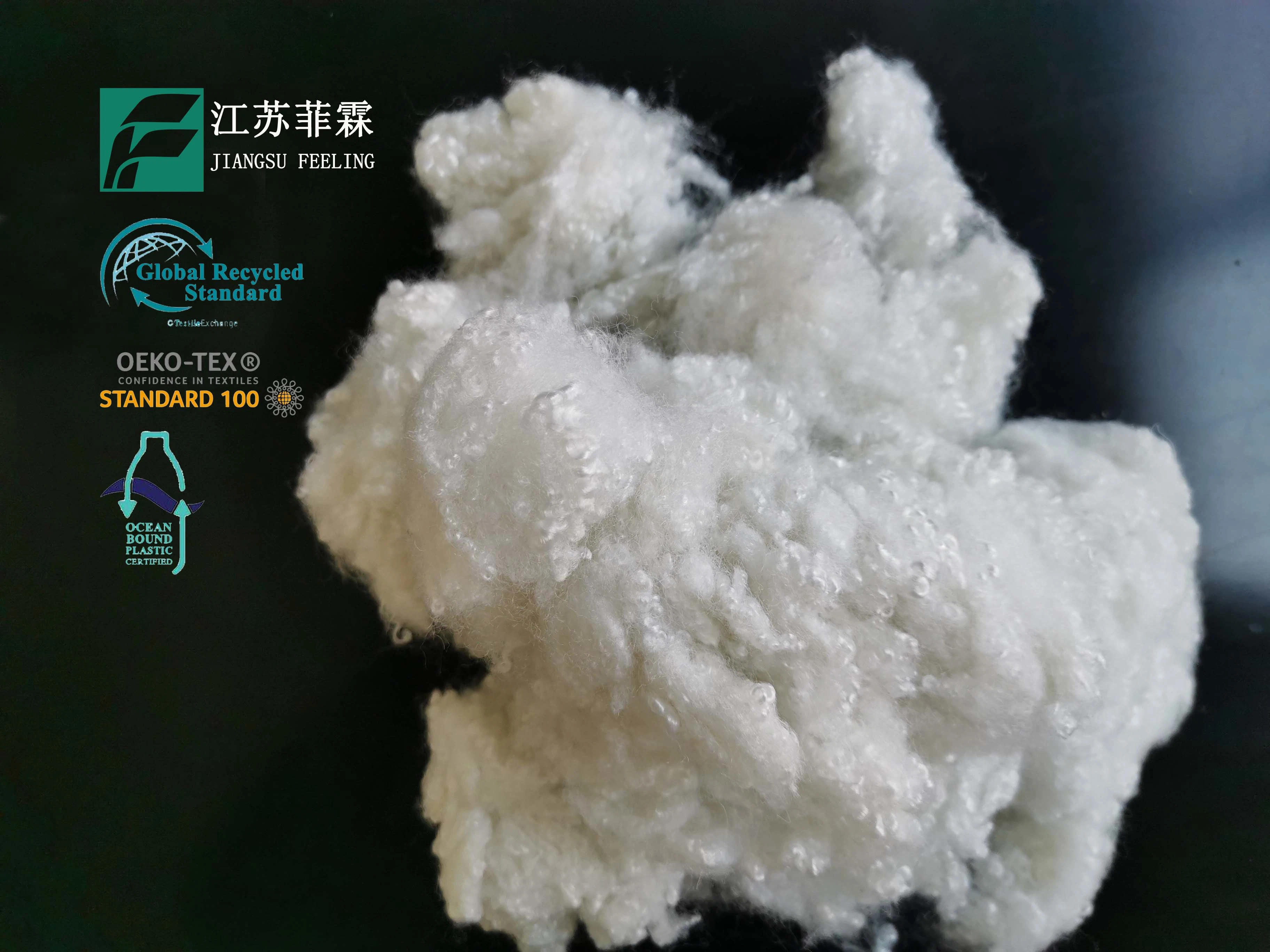 7D Silicon Recycle Holow Conjugate Fiber for Pillow and Toys Stuffing