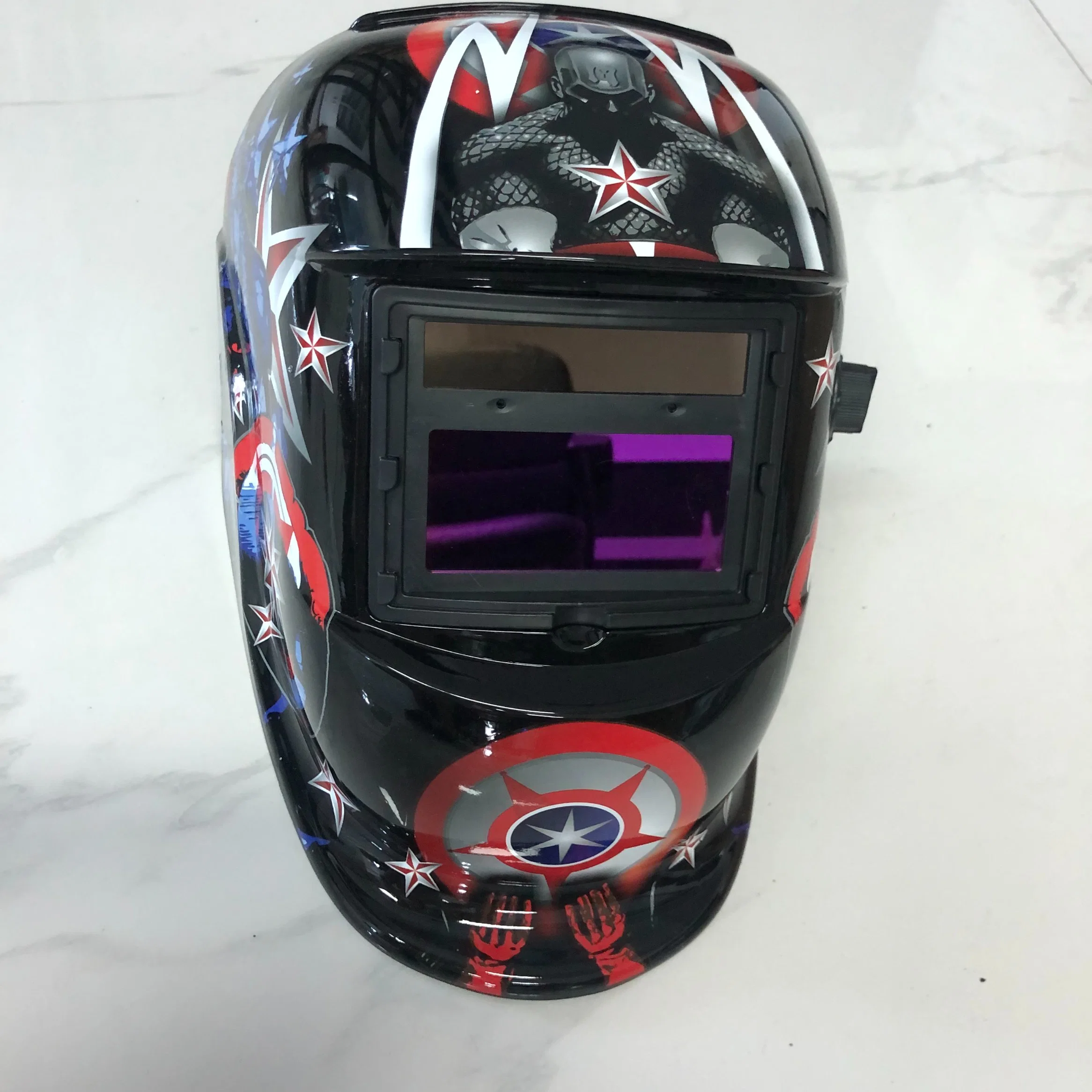 Auto Darking Welding Helmet with Color Pattern (6A1009)