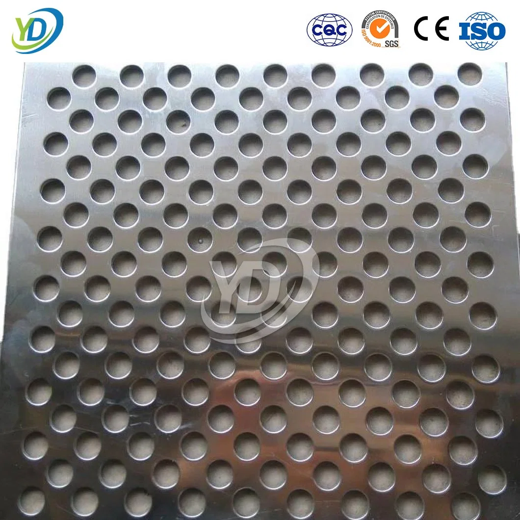 Yeeda Wire Mesh Stainless Steel Perforated Rectangular Plate Galvanized Steel Material Square Hole Perforated Sheet China Supplier Stainless Steel Punching Mesh