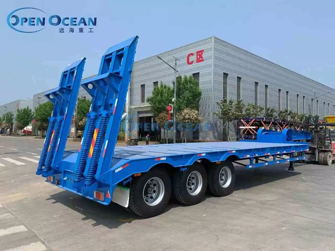 Low-Bed Semi-Trailer Factory Direct Wholesale/Supplier Price High quality/High cost performance 