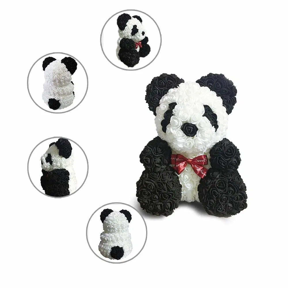 Wholesale/Supplier Custom Foam Rose Teddy Bear Panda Gift for Valentine's Day