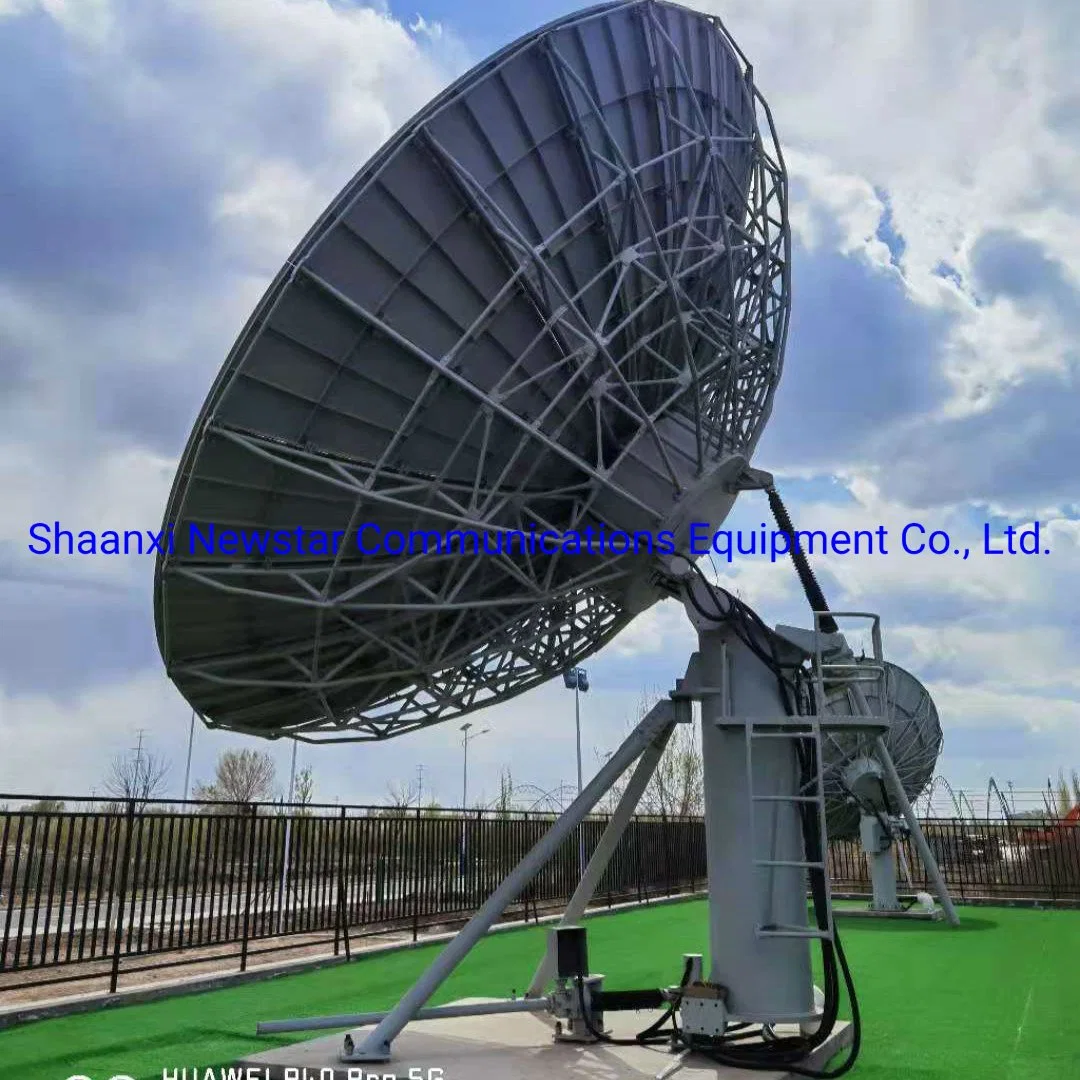 7.3m Big Size High Gain Earth Station Rx-Tx Communication Antenna