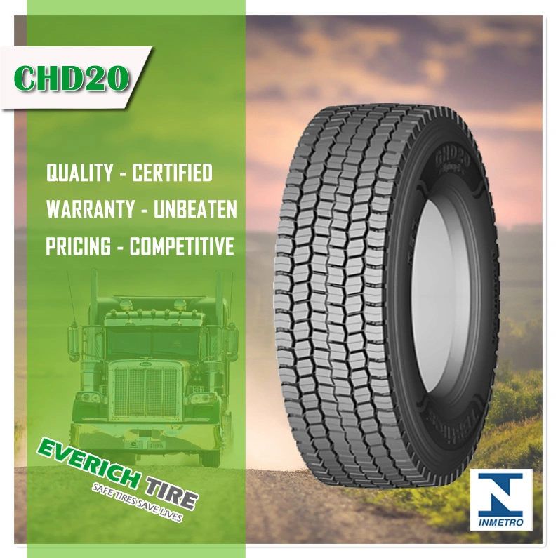 Top Quality Truck & Car Tyres with Factory Existing Brazil Inmetro (295/80r22.5 175/65r14)