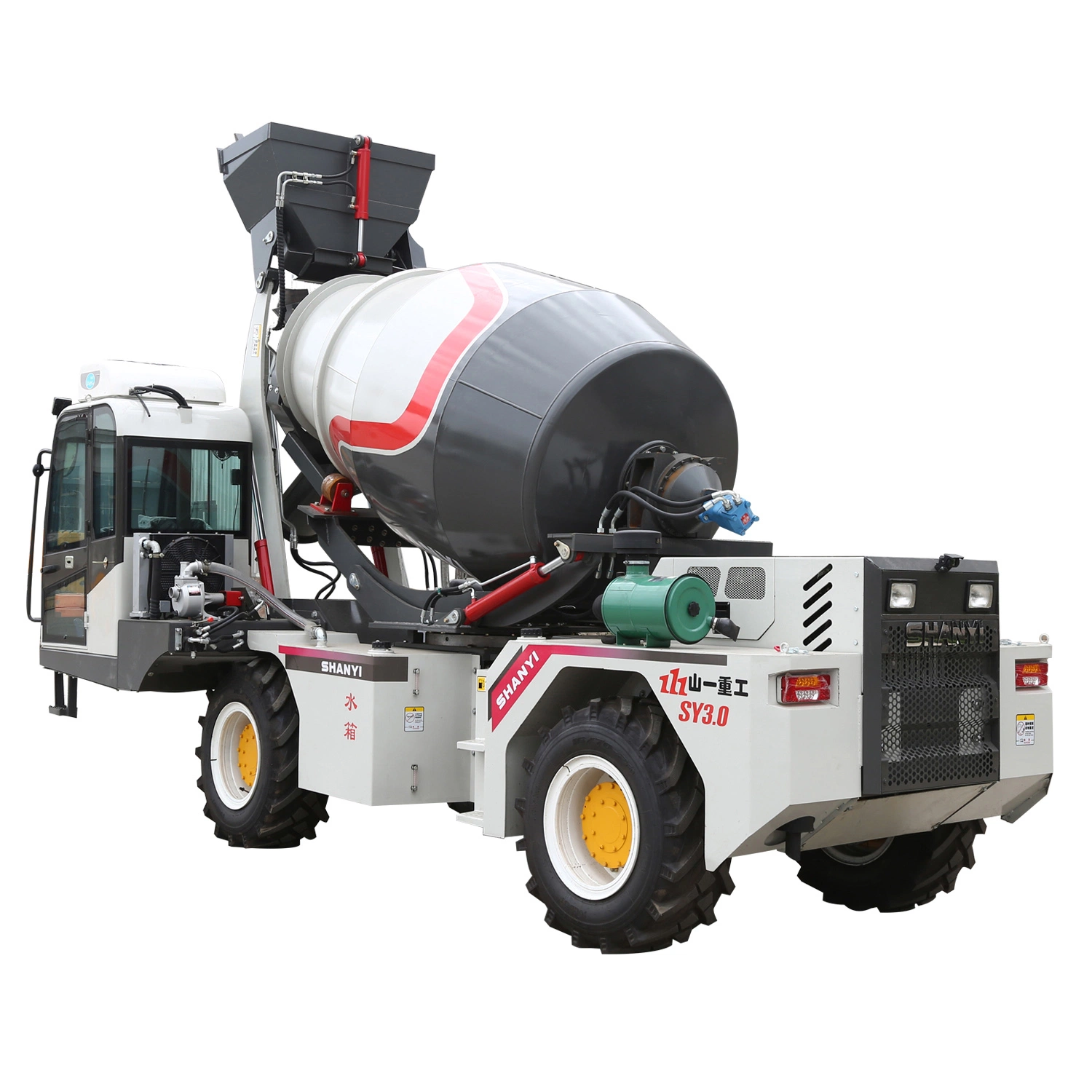 4.0cbm Self Loading Concrete Mixer Truck