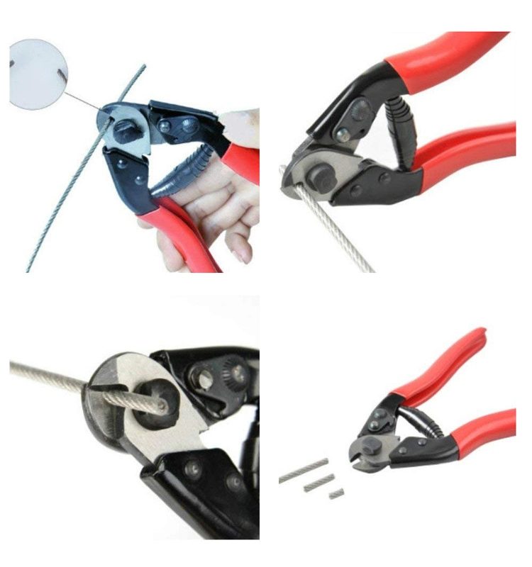 Cable Wire Stripper Plier Stainless Steel Wire Rope Clip Plier