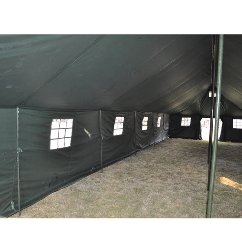Large Platoon Army Green Steel Pole Canvas Military Tent