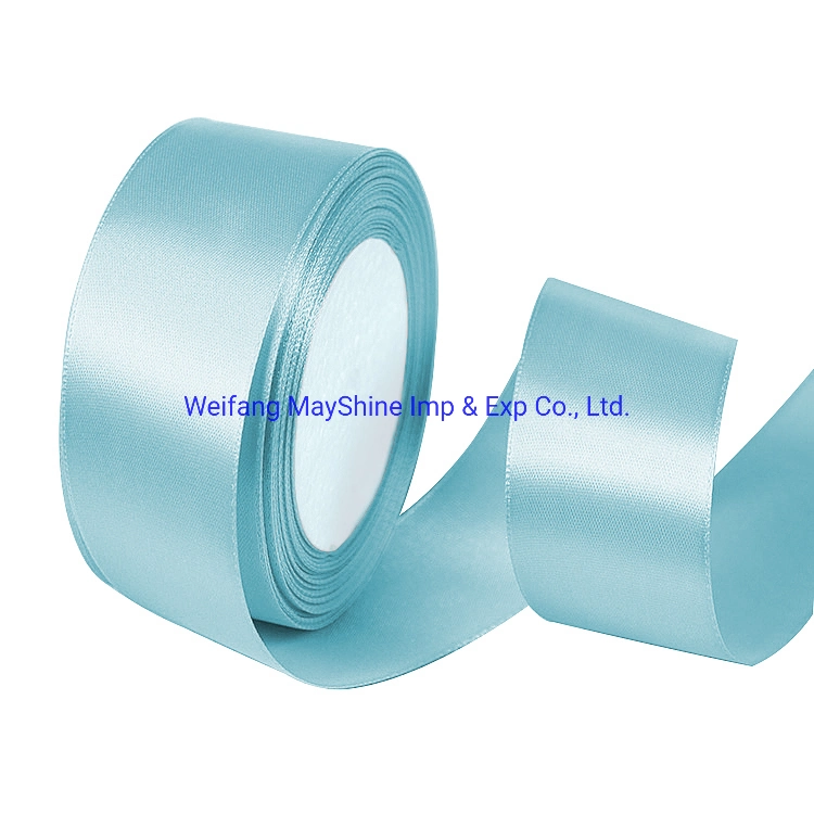 1 Inch 2 Inch Satin Ribbon Wholesale/Supplier, Solid Color Single Face Woven Edged Satin Ribbon