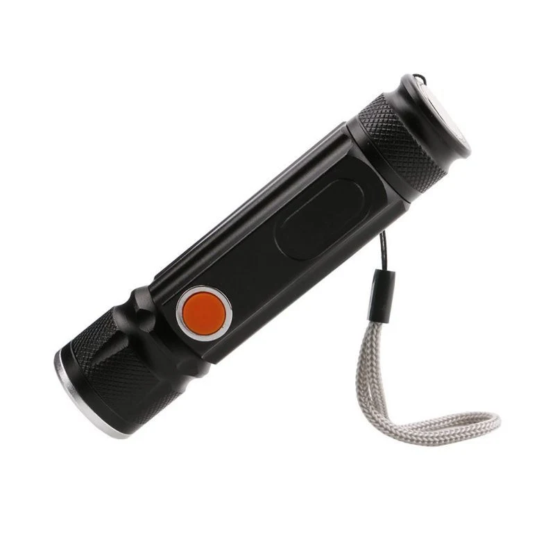 Wholesale/Supplier Camping Emergency Portable Torche lamp Lighting Mini Rechargeable LED Torch Light with Magnet Quality La lamp De Poche 4 Modes COB LED Flashlight