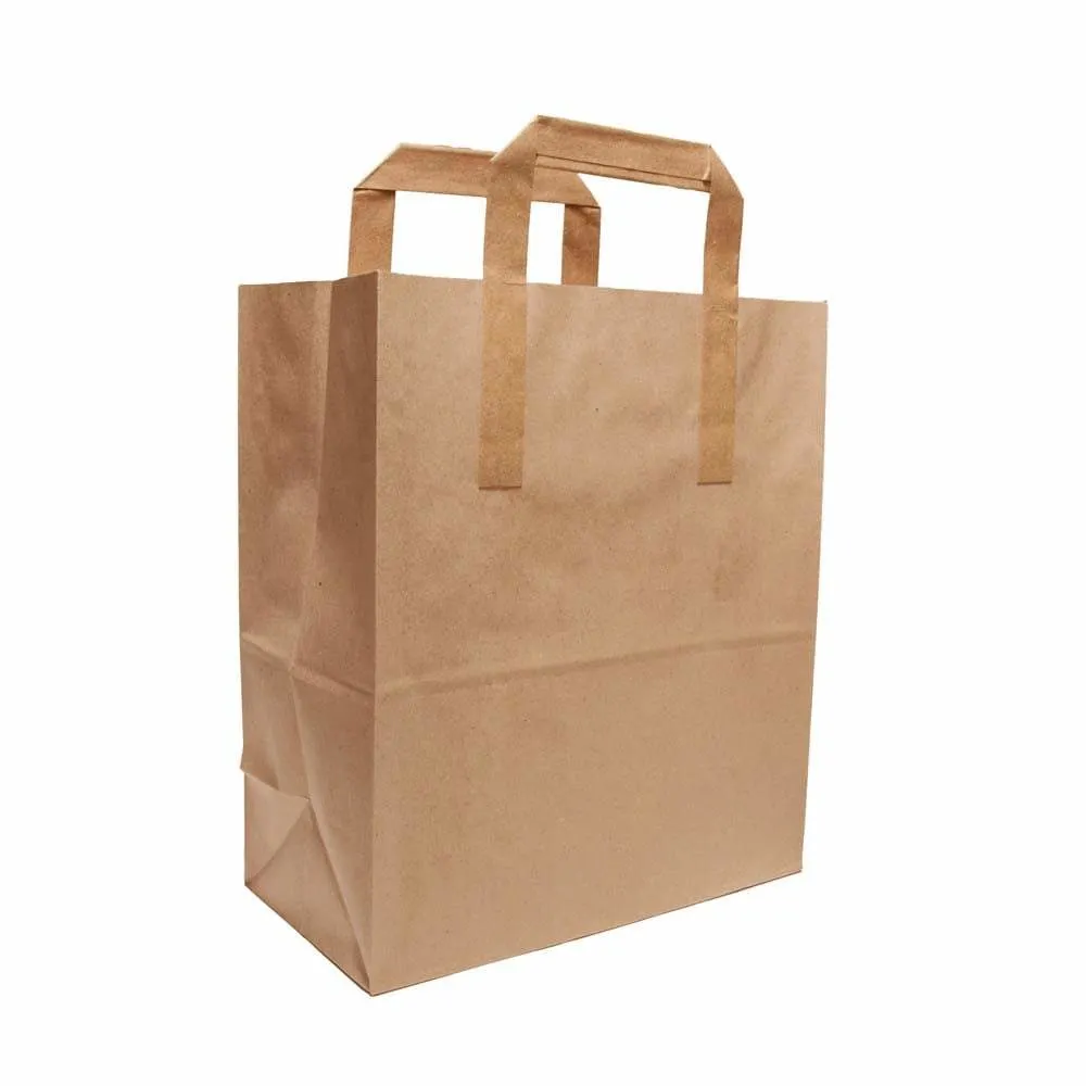 Original Factory Custom Packaging Craft Brown Bolsa de papel de Kraft