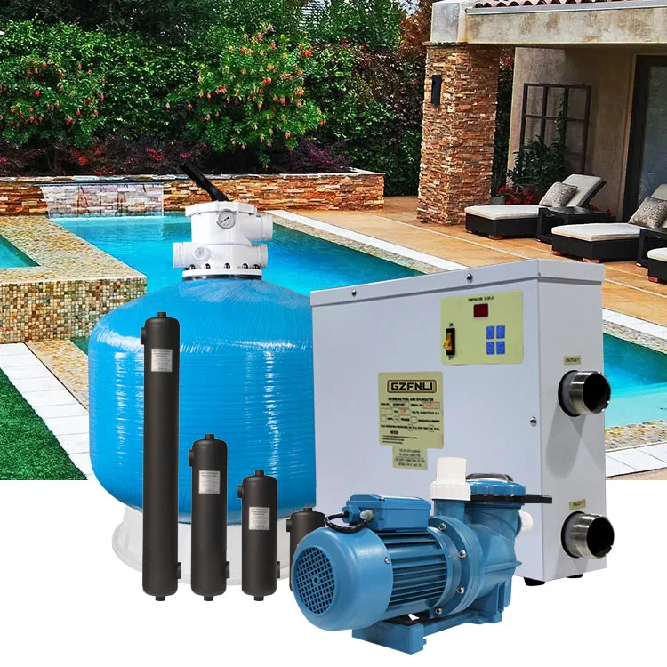 Full Set Sand Filter Water Pumu Pool Ladder Waterfall Swimming Pool Accessories