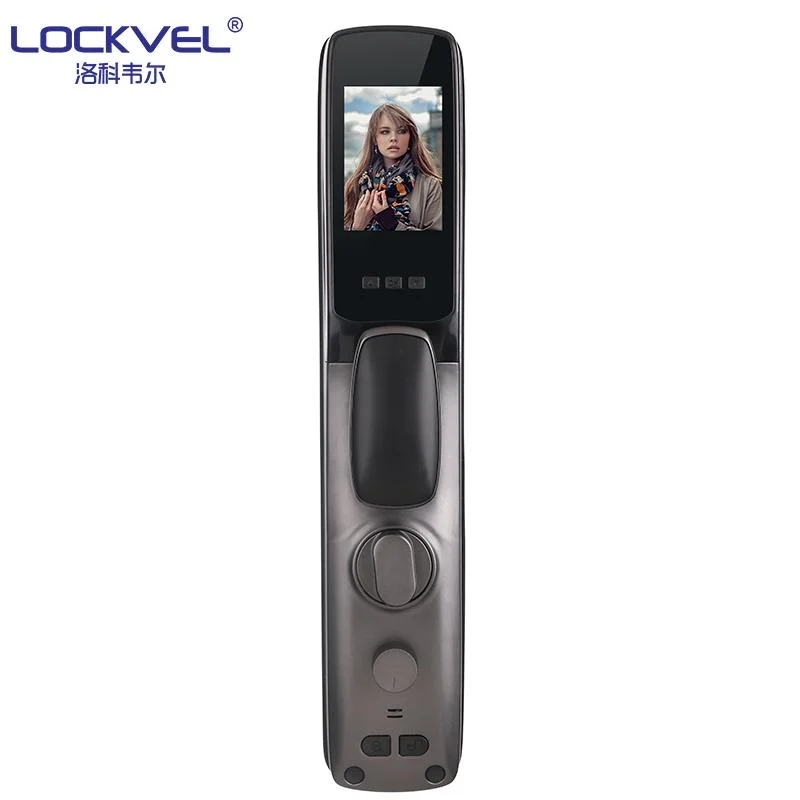 K820- 3D Full Automatic Face Recognition Fingerprint Smart Door Lock with Tuya APP Remote Control