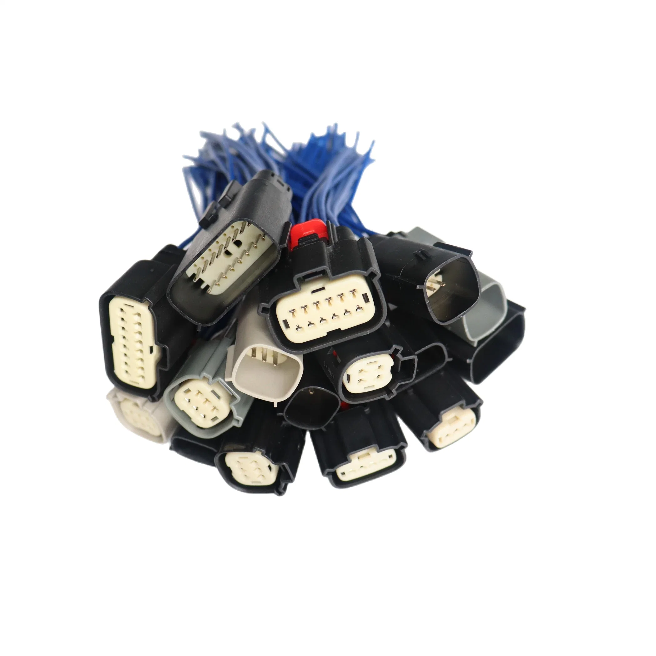 China Factory 2 3 4 5 6 7 8 9 10 12 14 16 20 24 30 Pin Connector Cable with Molex Electrical Wire Harness Manufacturer