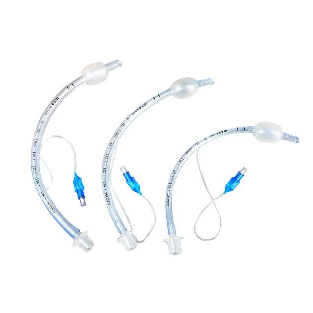 Medical Silicone Reinforced Oral Nasal Endotracheal Tube Tracheal Tube