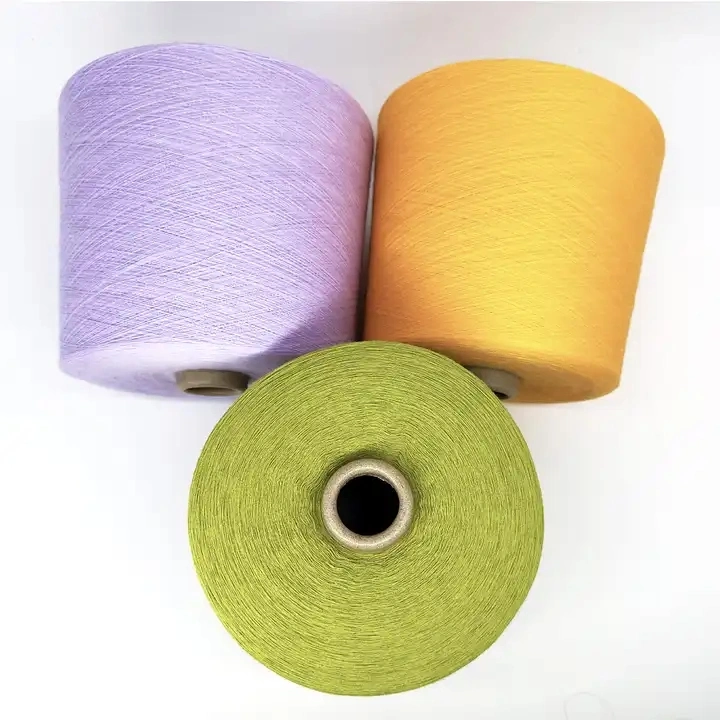 100% Cotton Yarn Dyed Combed Cotton Skin-Friendly Customizable 21s 32s 40s 50s 60s 80s for Knitting Socks