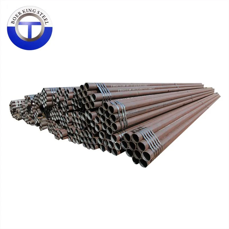 ASTM X42 X50 X60 Oil and Gas Round Carbon Seamless Steel Pipe St35.8 Seamless Ms Tube