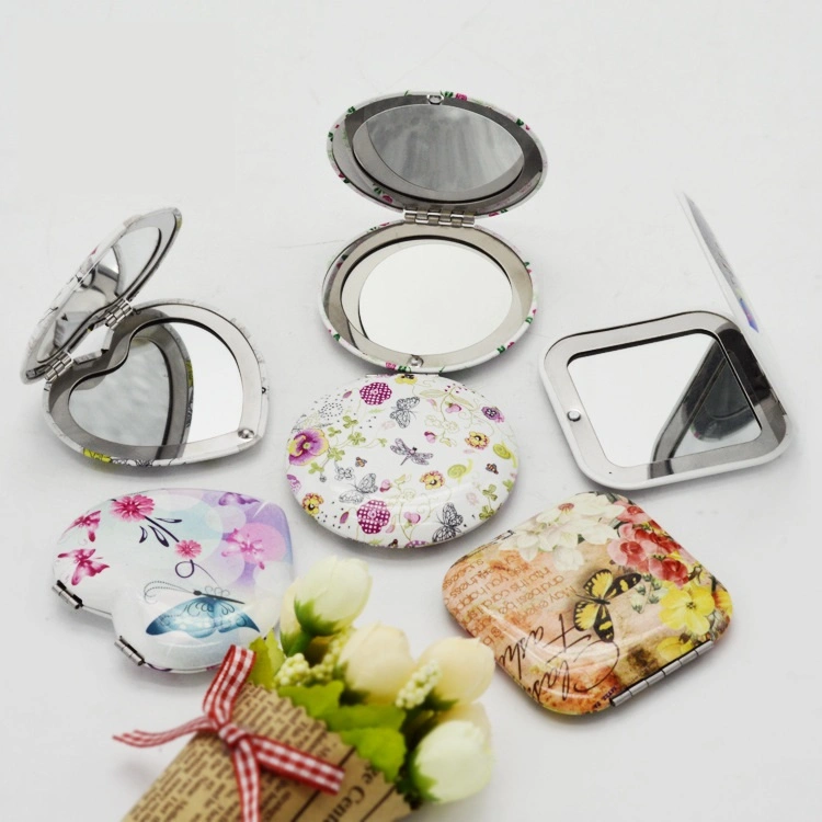 Aluminium Compact Mirror Round Shaped