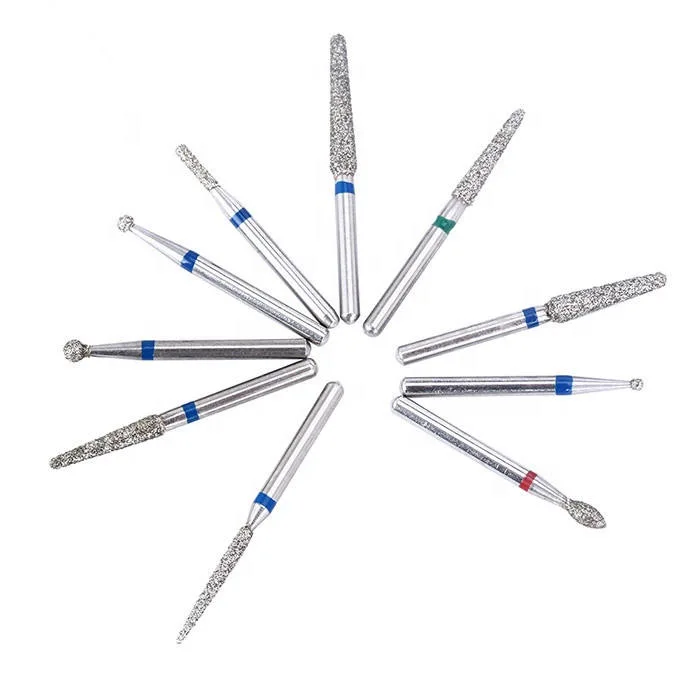 SJ Multi Use Precise Dental Diamond Burs FG Teeth Polishing Kit High Speed Handpiece Tip Diamond Bur