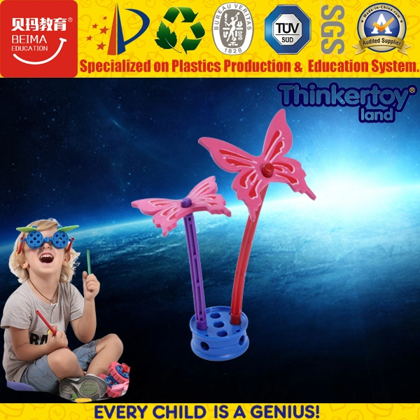 Kids Plastic Desktop Toy Intellectual Building Brick Toy