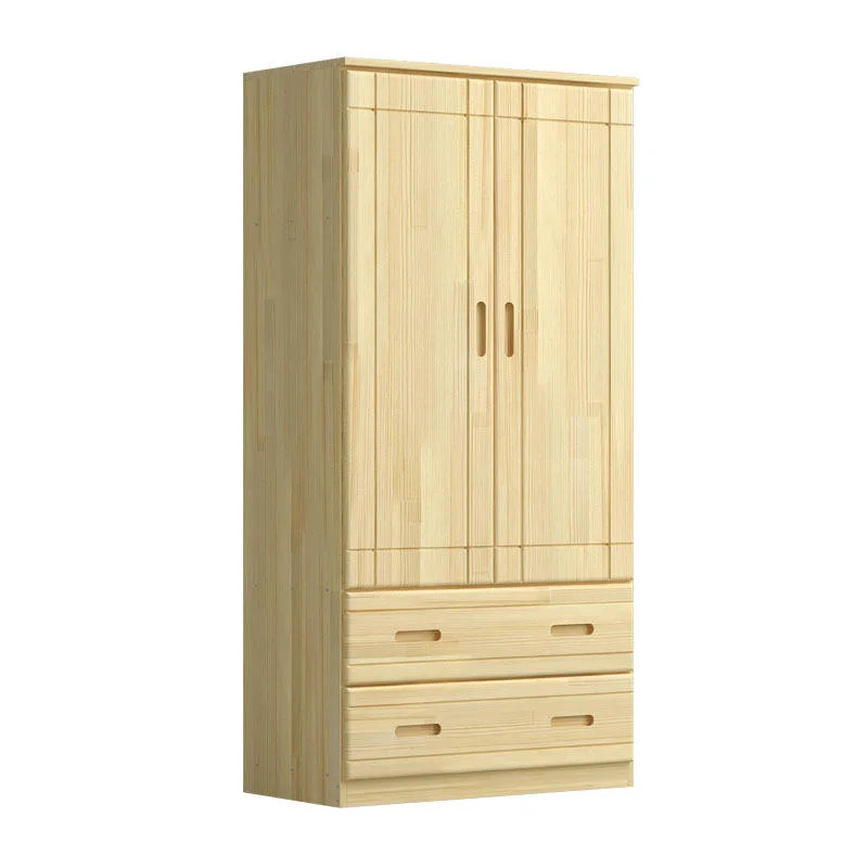 Solid Wood Bedroom Furniture Wooden Customized Wardrobe Closet
