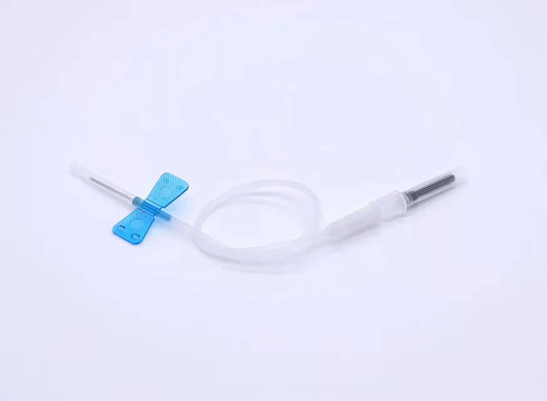 Factory Price Blood Collection Needle 23G Blue Butterfly Needle Scalp Needle