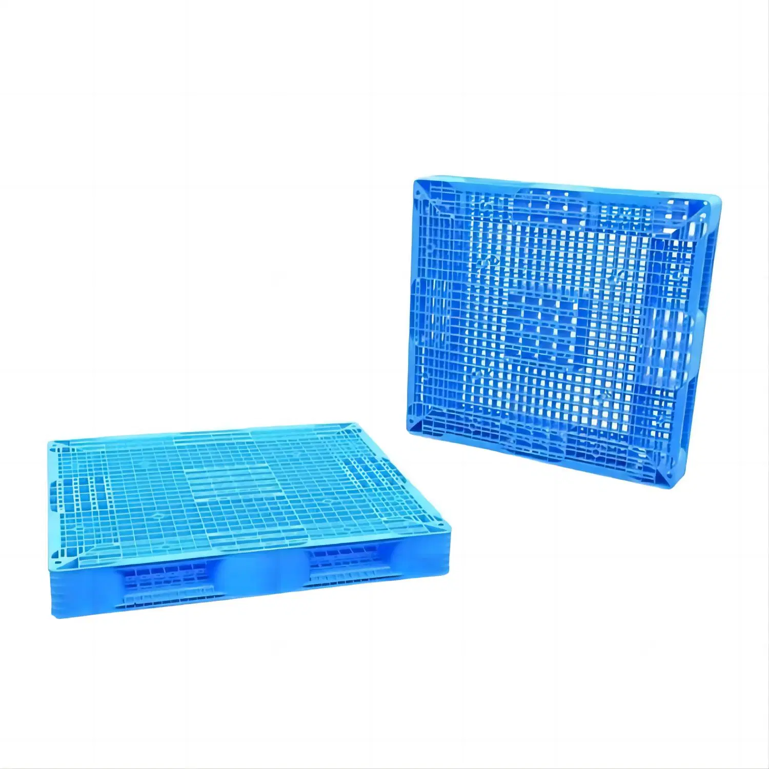 Heavy Duty Four-Way Entry Grid Surface Double Faced HDPE Plastic Pallet