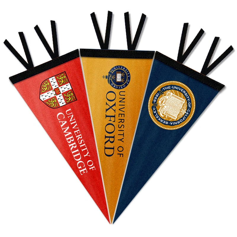 Custom Felt Pennants Flag Wholesale/Supplier Custom Logo Felt Banner