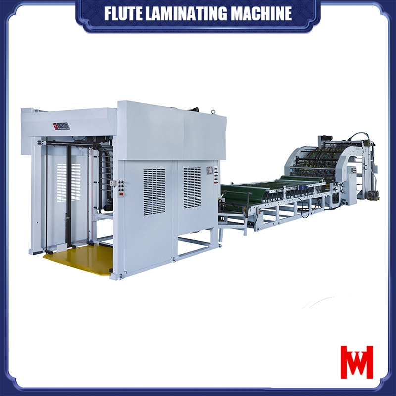 High Tech Factory Automatic Flute Laminating Machine for Plastic and Leather