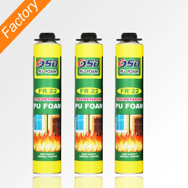 Flame Retardant Fr3 750ml Fireproof Polyurethane Materials Instant Expandable Foam