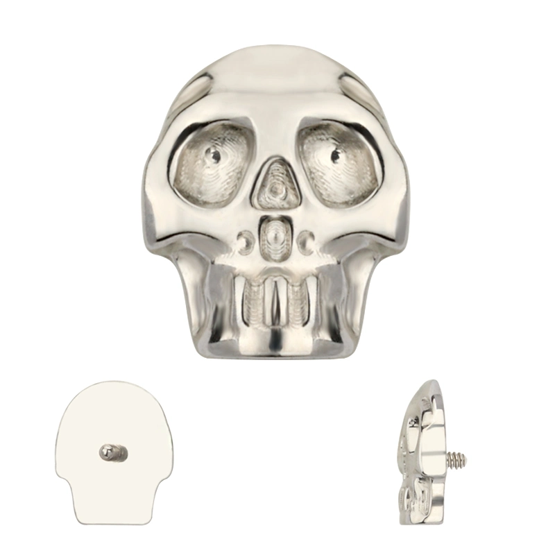 CNC Grave Skull Lip Ring Earring Labret Body Titainium Jewelry