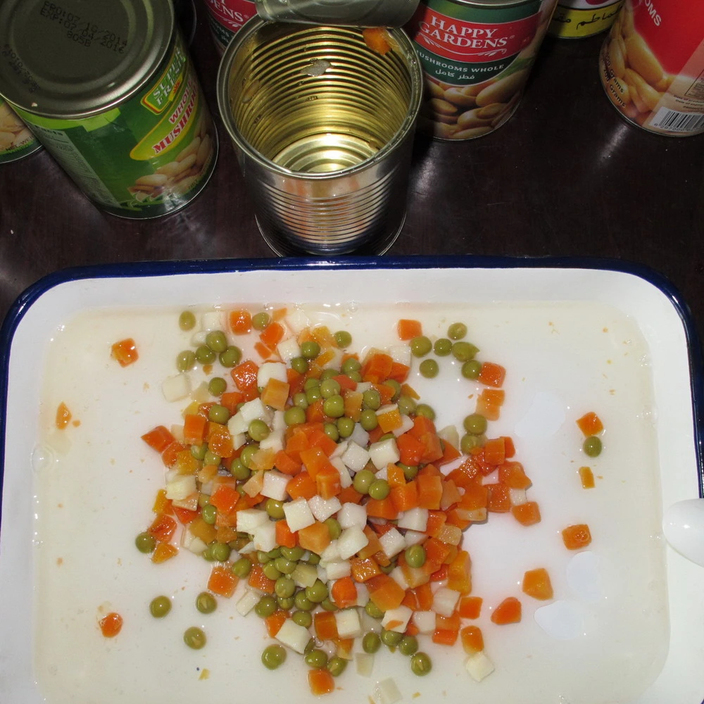 Canned Mixed Vegetables as Per Your Requirement