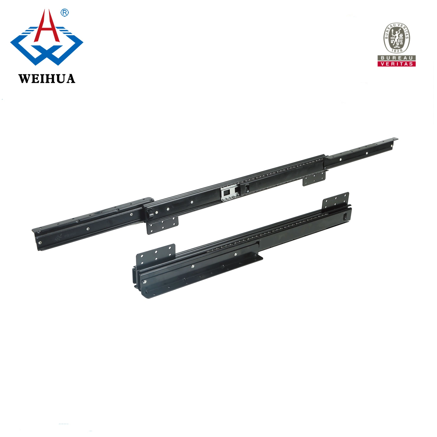 Double Extension Ball Bearing Slide for Functional Home Furniture