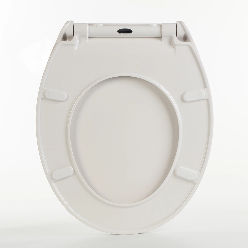 Toilet Seat UF Plastic with Quiet Close, Easy Clean Quick-Release Hinges