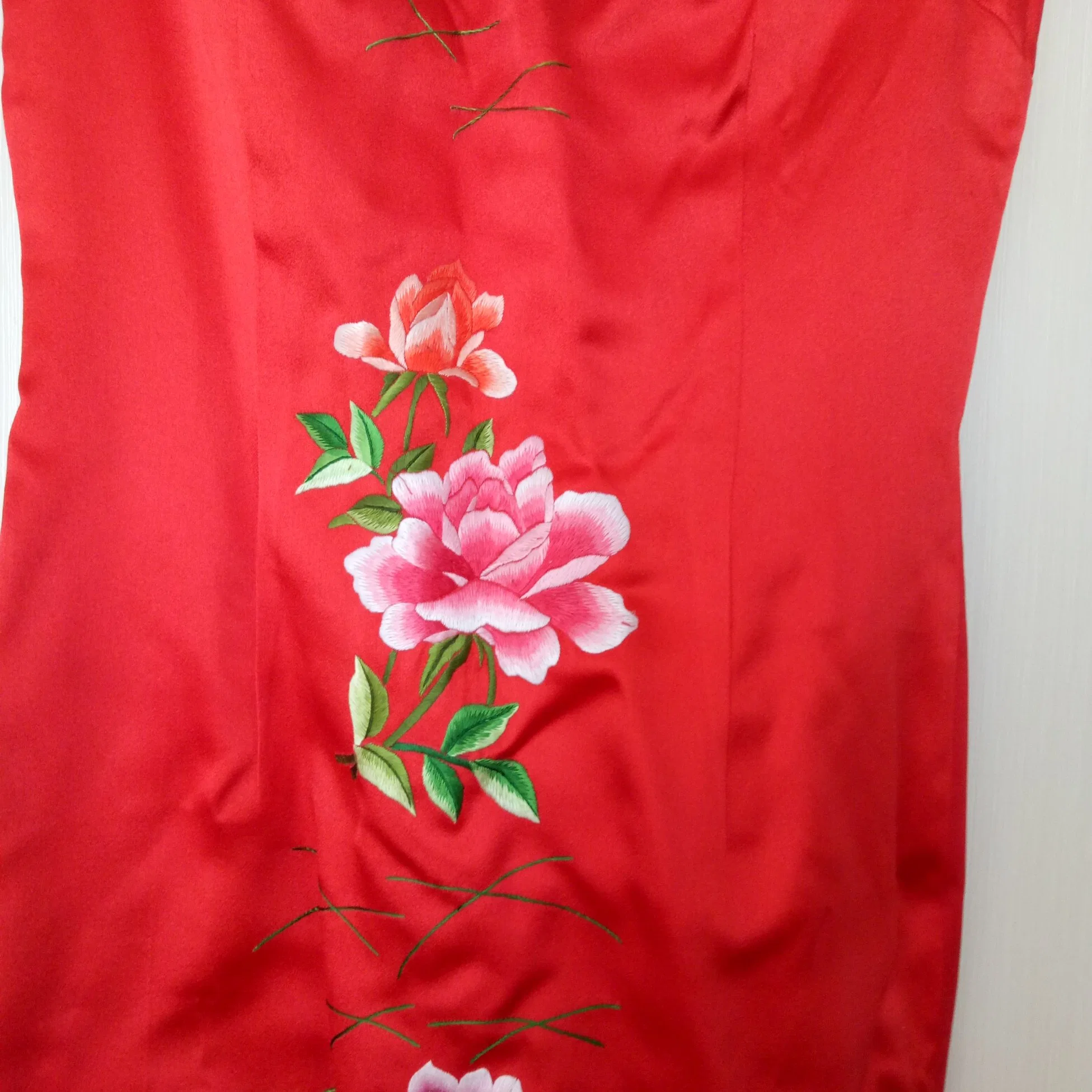 Handgemachte Stickerei Traditionelle Chinesische Kleidung/Qipao/Cheongsam