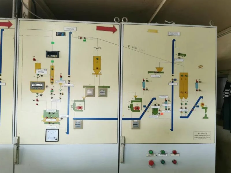 Analogbildschirm elektrisches Steuersystem des Kuh Schafs Futter Anlage