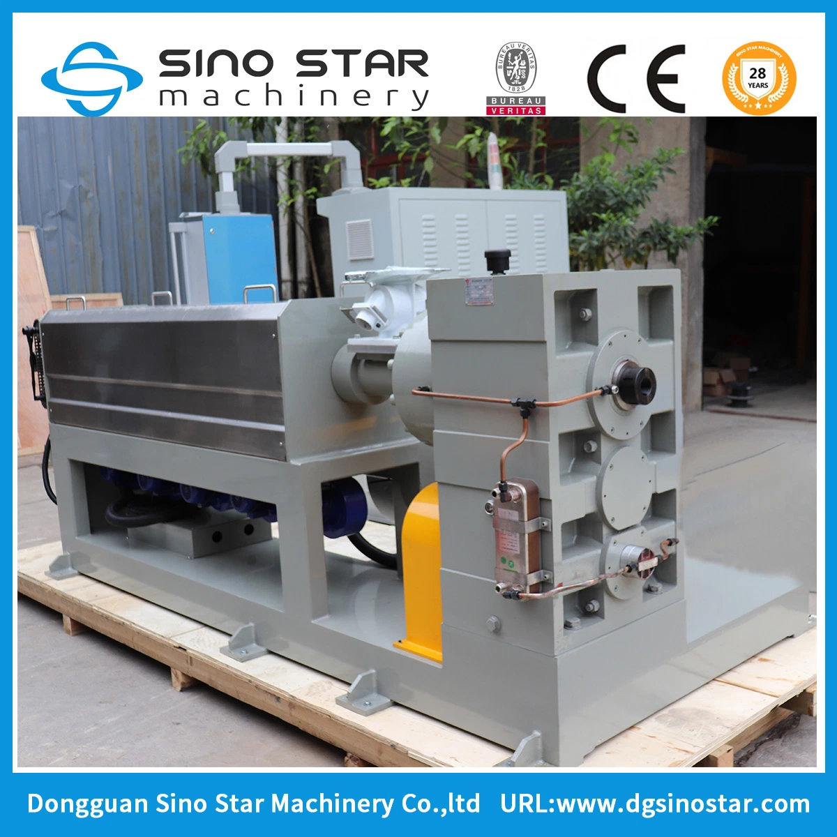 Wire Cable Coating Extruder Extruding Extrusion Stranding Twisting Making Make Equipment
