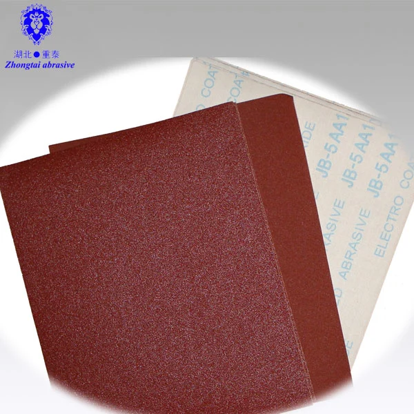 Zt Tools Sharpness Aluminium Oxide Emery Cloth Abrasive Cloth Sheet and Roll