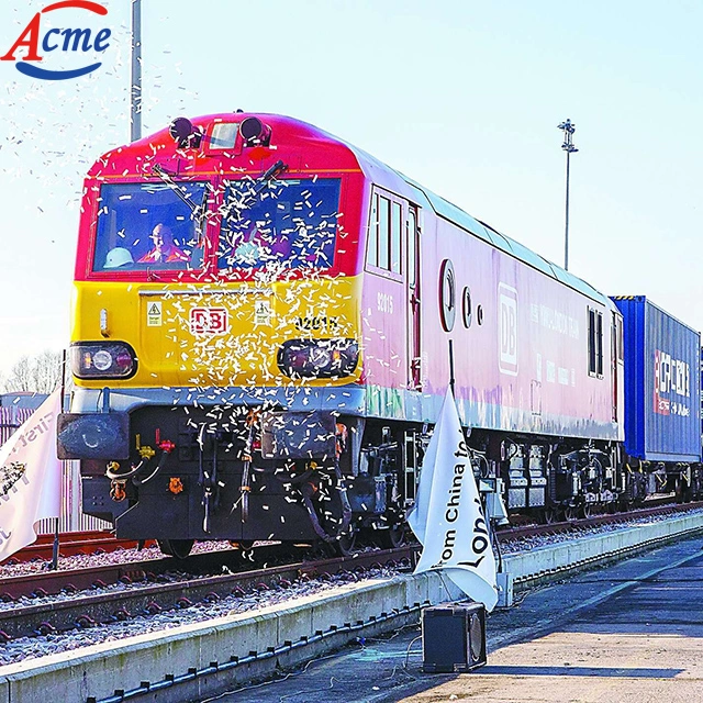 Agente de Logística Ferroviária da China para Itália Polônia Bélgica Holanda Reino Unido França Rail Train Shipping Service