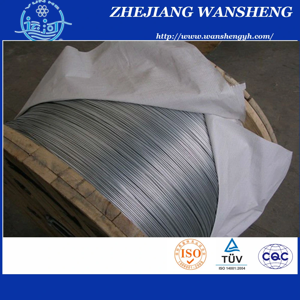 High Tensile Strength Electro Galvanized Steel Wire 1.2 mm for Optical Fiber Cable / OFC