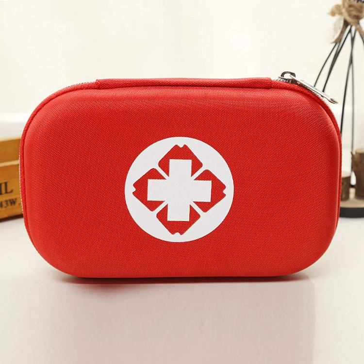 O logotipo personalizado Hard Shell portátil à prova de grandes equipamentos médicos de primeiros socorros de emergência Kit para carro EVA caixa do Kit de Primeiros Socorros caso