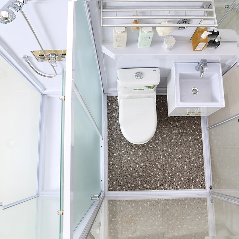 В сегменте панельного домостроения в модульный душевая закрытая душевая кабина для ванной комнаты