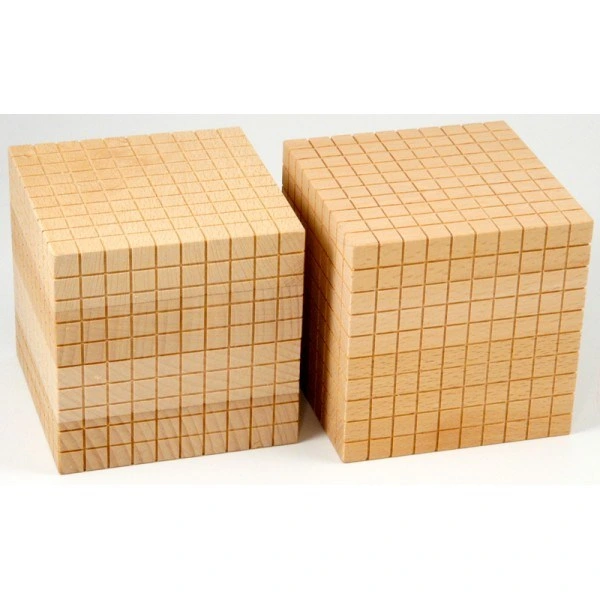 Wooden Ten Base, Hot Sale Base of Ten Blocks, Wooden Math Manipulatives