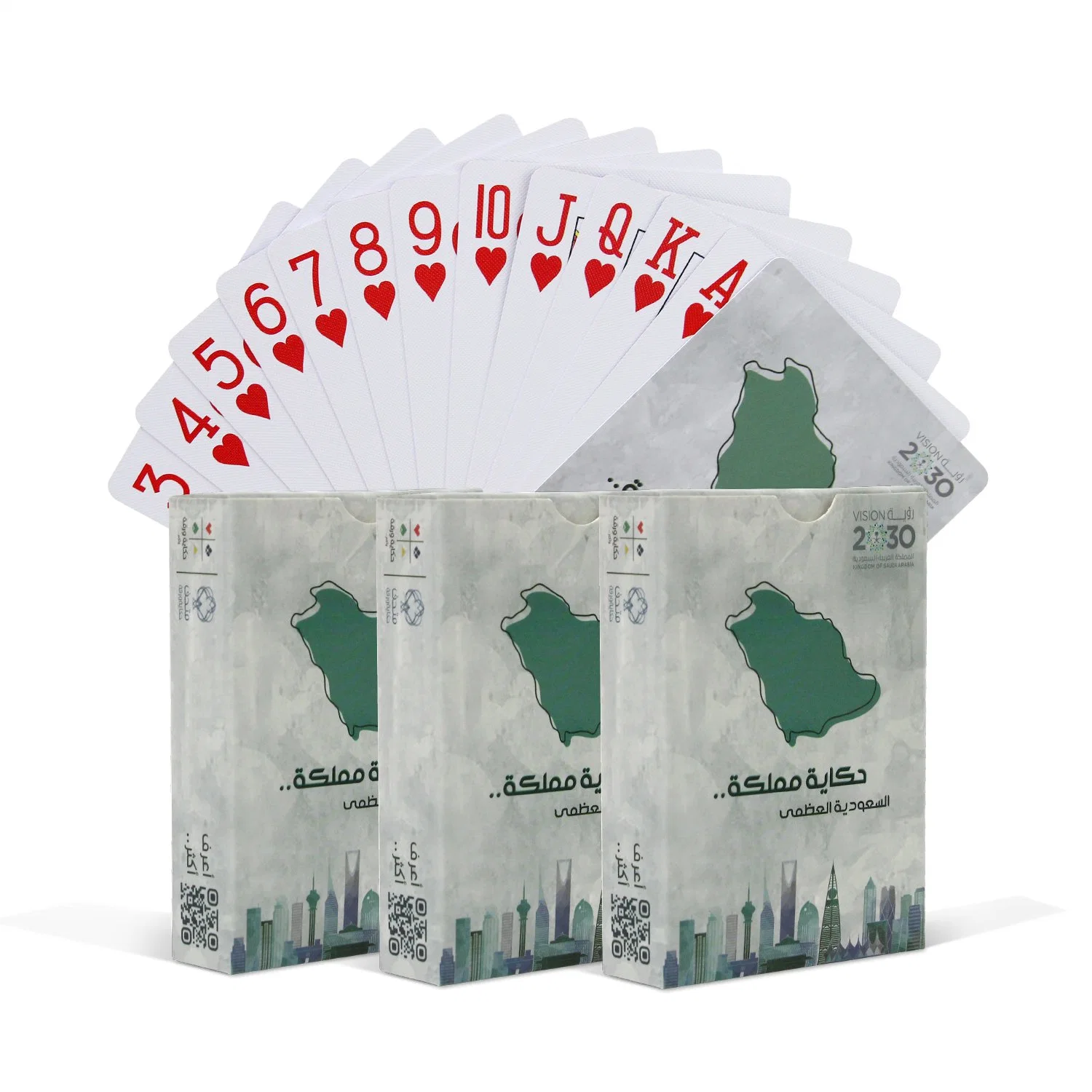 Wholesale Price Qatar Poker Card 100% Plastic Saudi Arabia Kuwait Playing Card 100% Plastic Playing Cards