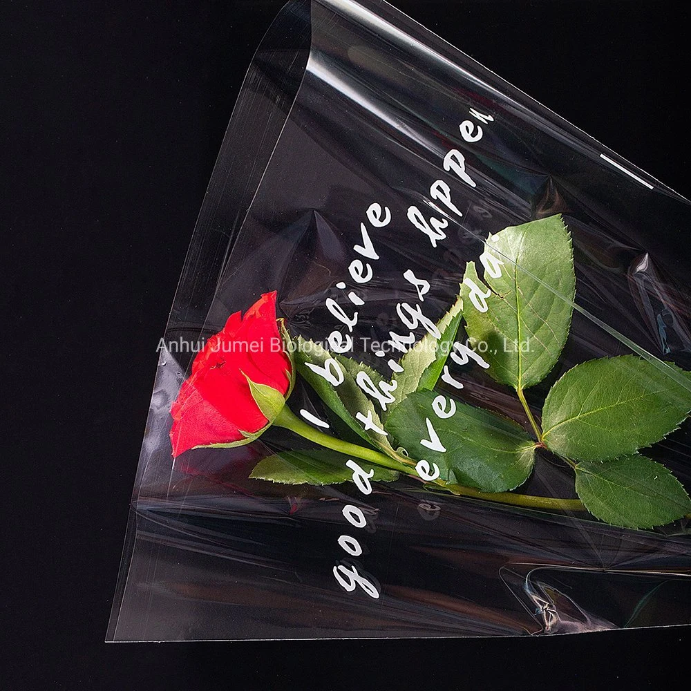 Compostable PLA Film Flower Packaging