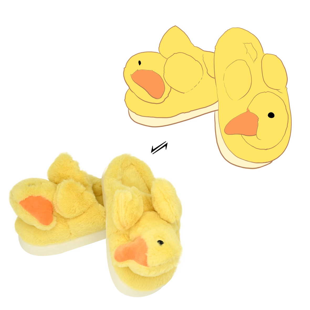 Cartoon Tier Bestickt Baby Slipper Winter Hautfreundliche Kinder Plüsch Hausschuhe