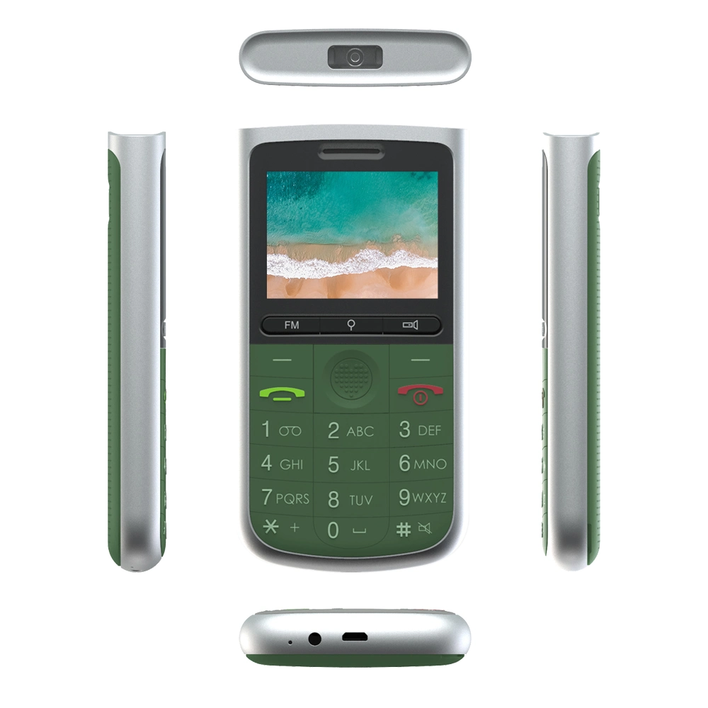 Langlebige Batterie Citizen Senior Phone 4G große Lautsprecher Pretech Feature Phone Mobile für alte Menschen