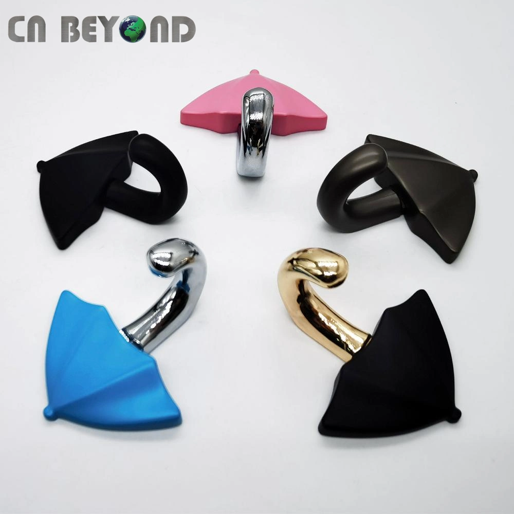 Special Umbrella Shaped Wall Mounted Metal Coat Towel Single Hook